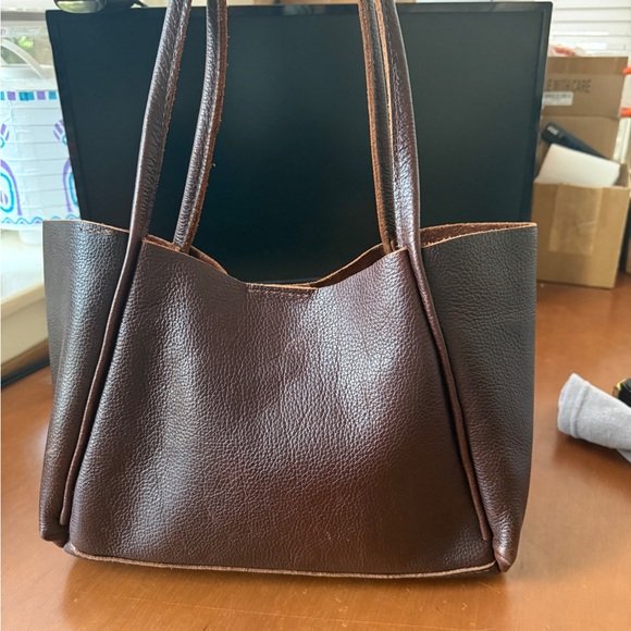 portland leather goods Handbags - PLG Small Verona in Coldbrew